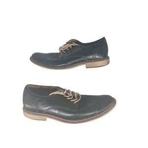 Madden Mens Oxford Shoes Size 8 Black Wingtip Perforated Business Casual Dressy